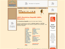 Tablet Screenshot of dominicanadventures.com